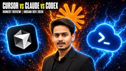 Claude Code vs Cursor vs ChatGPT Codex: Honest Review for Indian Developers 2026 | Anshuman Parmar