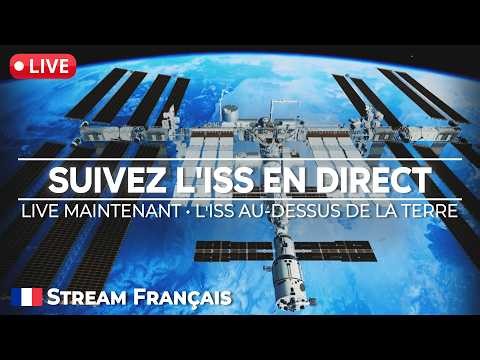 🔴 EN DIRECT: L'ISS survole la Terre • Position & données réelles 📡🛰️