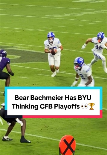 Bear Bachmeier BYU playoff push: Can he lead BYU to the CFP?
