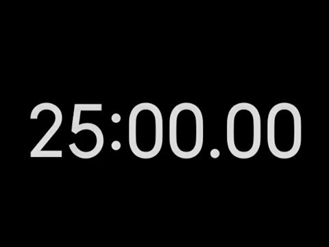 ⏰ 25 Minute Timer – Countdown Timer with Alarm 
