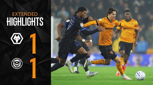 Extended Highlights | Wolves 1 - 1 Portsmouth