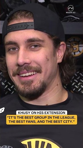 Marat Khusnutdinov on Signing His Extension with the Bruins 🎙️