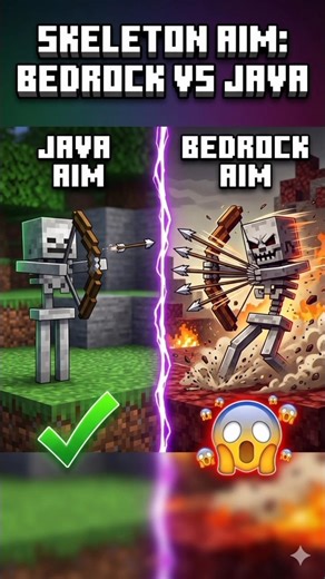 MinecraftMobBattle:JavaEdition vs Bedrock Java⚔️! Java PlayersvsBedrockPlaye#minecraft #viralvideo