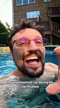 Why did FGTeeV break into a freestyle rap mid-response to yesterday' slive-stream controversy? No on