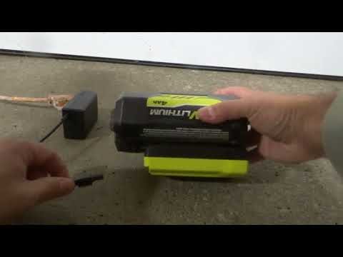 Ryobi Battery Tutorial-How To Charge The Battery-Easy Instructions
