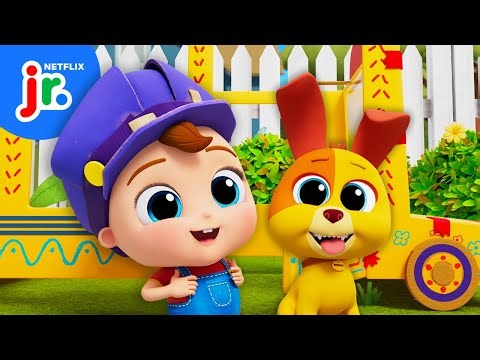Sing Wheels on the Bus with Baby John 🎶🚌 Little Angel | Netflix Jr