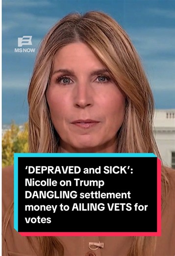Donald Trump is telling veterans who are victims of Camp Lejeune’s contaminated water that his Justice Department will settle any outstanding claims under one condition — the Republicans winning the House and Senate this upcoming midterm election. Nicolle Wallace reacts. #trump #vets #military