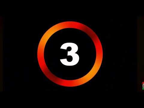 COUNTDOWN TIMER 10 to 0 ( v 646 ) with voice and beep 4k