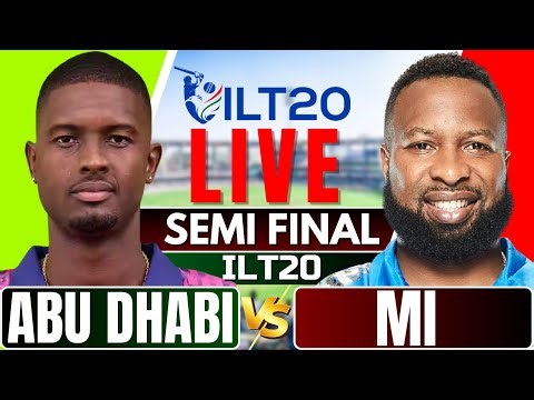 ILT20 Live – Abu Dhabi Knight Riders vs MI Emirates Live, Qualifier 2 | ilt20 live match today