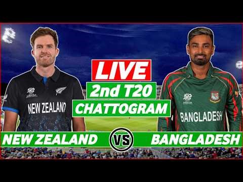 BAN vs NZ 2nd T20 Live Commentary | Bangladesh vs New Zealand T20 Live Cricket Score & Commentary