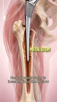 Total Hip Replacement Surgery Explained 🦴 | How an Artificial Hip Restores Movement #shorts #health