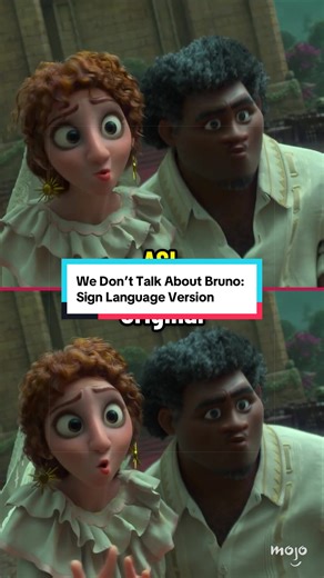 Disney’s ‘Songs in Sign Language’ translates ‘We Don’t Talk About Bruno’ into ASL 👌 #disney #encanto #asl
