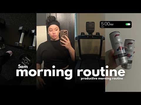 realistic 5am morning routine (trying to stay consistent)
