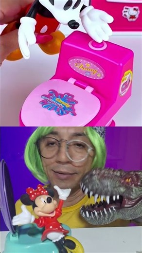 Funny • CRAZY • Mickey Mouse Cleaning Set Toy,Satisfying ASMR Unboxing & Review with Subi #shorts