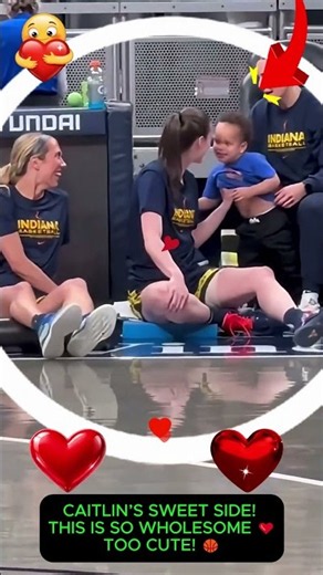 Caitlin Clark’s SWEET Moment With Coach Karima’s Son Has Fans Smiling! 🥹❤️ #CaitlinClark #wnba