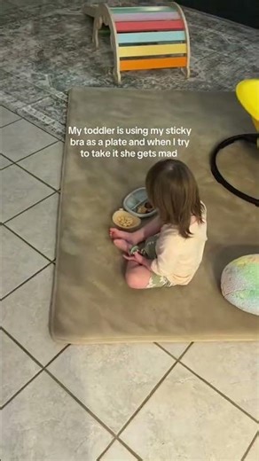Kid Uses Mom's Bra As Bowl