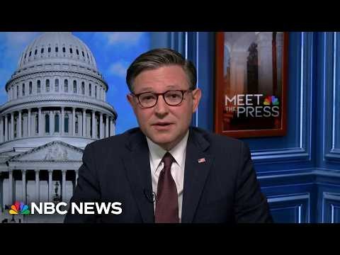 Speaker Johnson says he'll work with Trump on $5k checks, but won’t guarantee them: Full interview