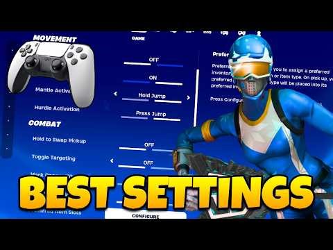 NEW BEST Controller Settings for Console + Sensitivity in Chapter 7 (Fortnite Tutorial)