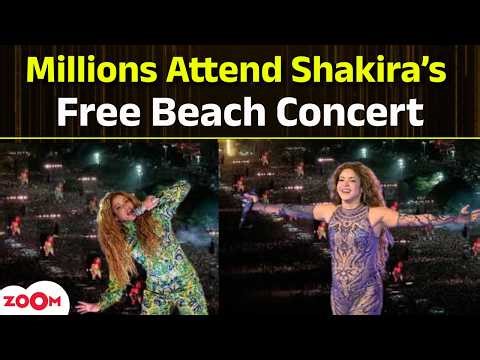 LIVE: Shakira’s Copacabana Beach Concert Breaks Records, Drone Video Reveals Massive Crowd Scene