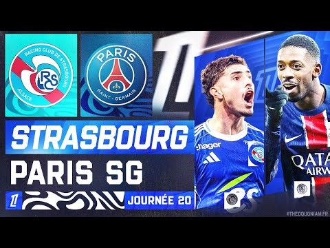 🔴 STRASBOURG - PSG : 1 - 2 | 🔵⚪ LE RACING VEUT TAPER FORT FACE À PARIS 🔵🔴 | LIGUE 1 - LIVE/DIRECT