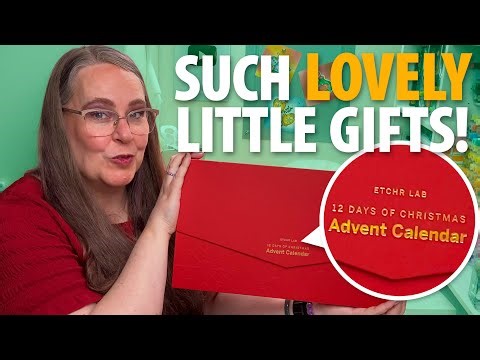 DELIGHTFUL Surprises - See What's Inside the Etchr Lab ADVENT Calendar!