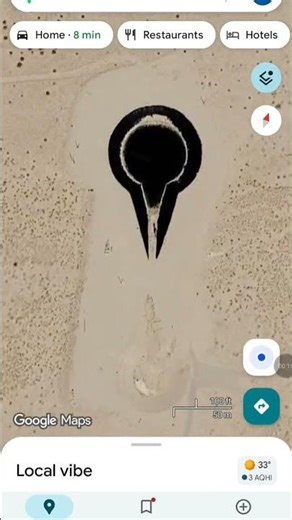 “Secret UFO Shape Found on Google Maps? 😳”