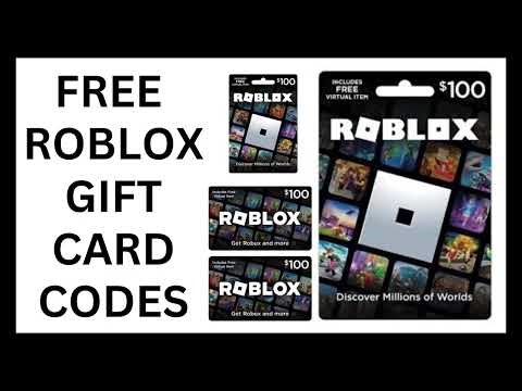 Free Roblox Gift Card Codes Unused = Free Robux Code Gift Card
