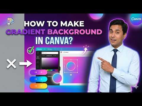 How to Make Gradient Background in Canva?