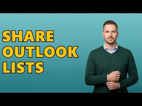 Can You Share A Distribution List In Outlook?