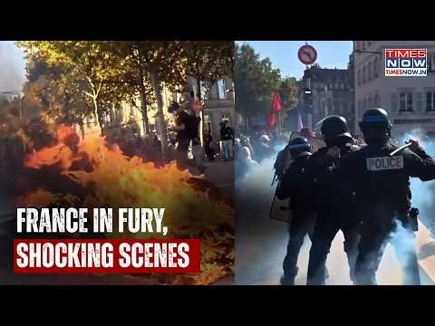 FRANCE ON 'FIRE' As Students Protests Turn Chaos! Police Rough Up Demonstrators | WATCH