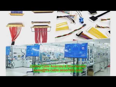 PTZ gimbal control cable IP68 EMI suppressed GMSL2 LEMO to ITT Silicone jacket overbraid shield minu