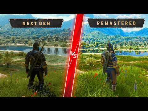 The Witcher 3 Remastered vs Next Gen - FINAL Comparison! Attention to Detail & Graphics! PC ULTRA 4K
