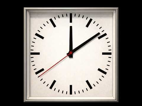 12 Hour Retro Analog Classic Clock (Real Time)