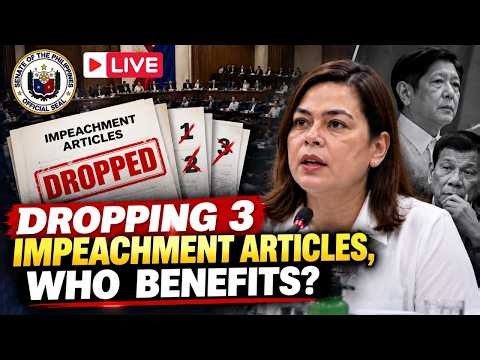 Sara Duterte Impeachment Trial LIVE: BIG Withdrawal of Three Charges Against VP Sara Duterte | N18G