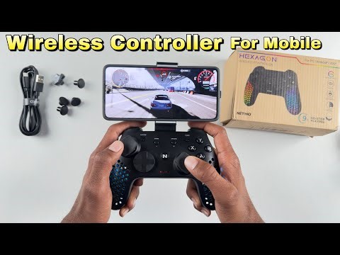 Hexagon wireless controller unboxing and gaming test for PC/Android/iOS 