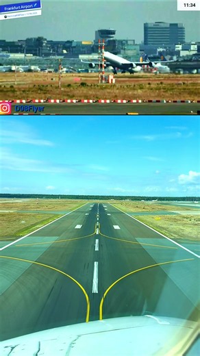 A340-600 takeoff from Frankfurt: LH400 to New York highlights
