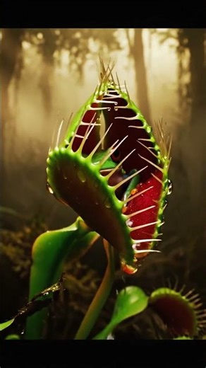 Venus Flytrap Traps a Frog 😱🌿 | Nature’s Deadliest Plant