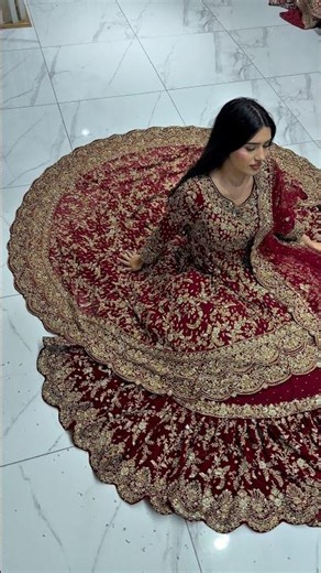 WATCH TILL END🤧 CLOSE UP SHOT OF THE MOST BEAUTIFUL NEW BRIDAL OUTFIT BY 7AATRANG🫠❤️ #fashion