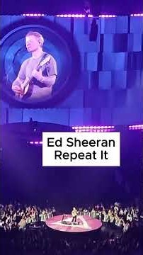Ed Sheeran: Loop Tour- Repeat It #edsheeran #looptour