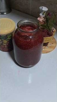 Raspberry Jam in Its Own Juice – Quick, Easy & Delicious! 🍓#jam #raspberry #recipes