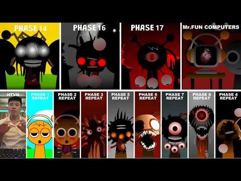 Sprunki But Phase 1+2+3+4+5+6+7+8+14+16+17 Vs Mr. FUN COMPUTERS Repeat