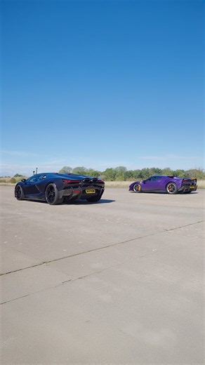 Ferrari 296 Speciale vs Lamborghini Revuelto DRAG RACE!