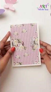 Twisted Pop Up Card DIY 😍 | Easy Paper Craft for Beginners