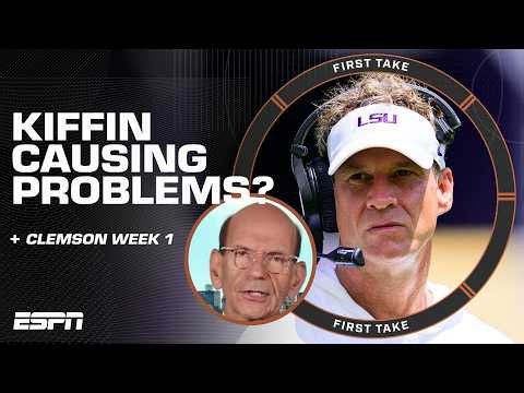 Paul Finebaum calls out Lane Kiffin for distracting his team 😳 | First Take