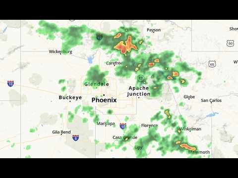 Monsoon storms push through the Valley