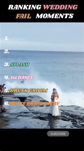 Ranking WEDDING FAIL Moments #wedding