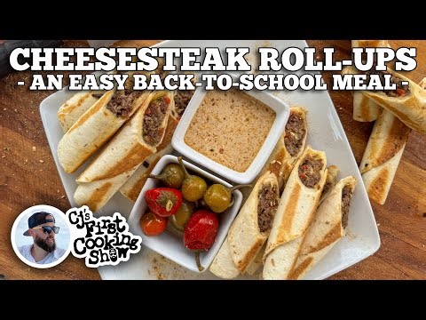 Cheesesteak Roll-Ups on the Blackstone Griddle