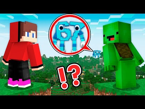 JJ and Mikey spotted 67 in the distance in Minecraft - Maizen