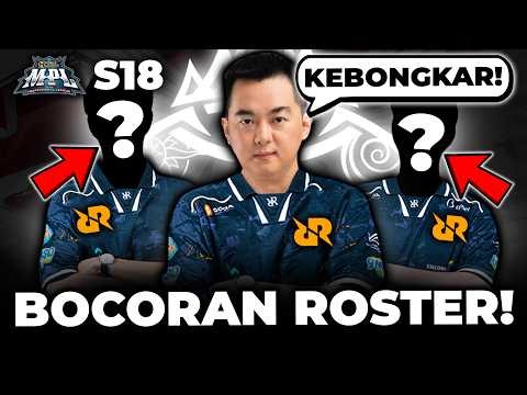 KEBONGKAR!! PAK AP BOCORIN ROSTER BARU RRQ MPL S18!!! 😱🔥| MPL ID, MPL Indonesia, PAK AP, RRQ AP, MPL