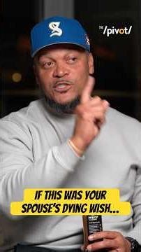 If your spouse’s dying wish was to sleep with 100 different people, what do you say or do